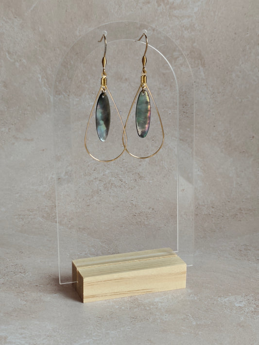 Sillage — Boucles d'Oreilles Ovale Élancé (Goutte Nacelle)