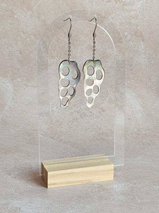Spirale Marine — Boucles d'Oreilles Coquillage ajouré