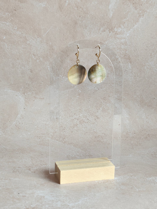 Éclipse — Boucles d'Oreilles Grande Pastille