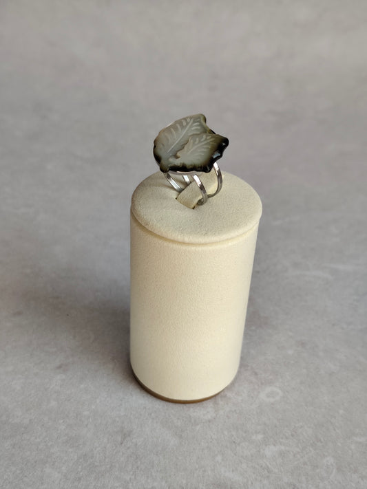 Sève — Bague Feuille
