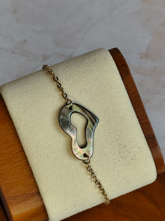 Cœur de Nacre — Bracelet Cœur Délicat