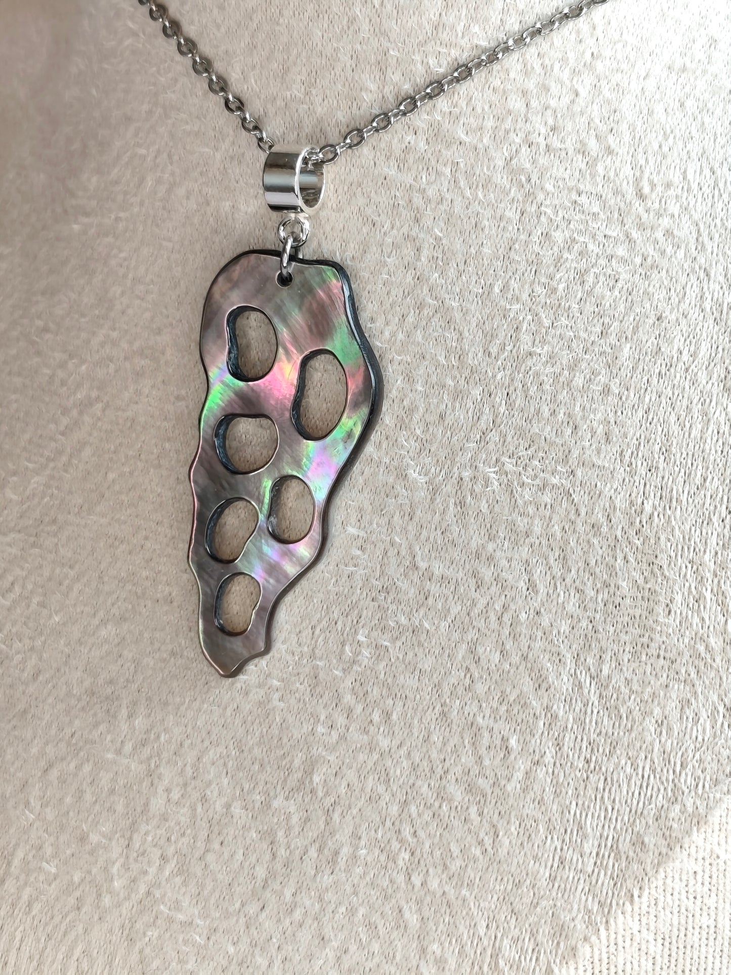 Spirale Marine — Collier Coquillage Ajouré