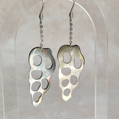 Spirale Marine — Boucles d'Oreilles Coquillage ajouré
