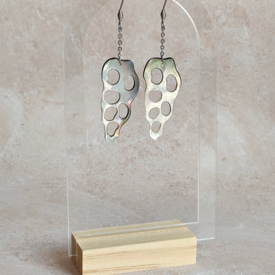 Spirale Marine — Boucles d'Oreilles Coquillage ajouré