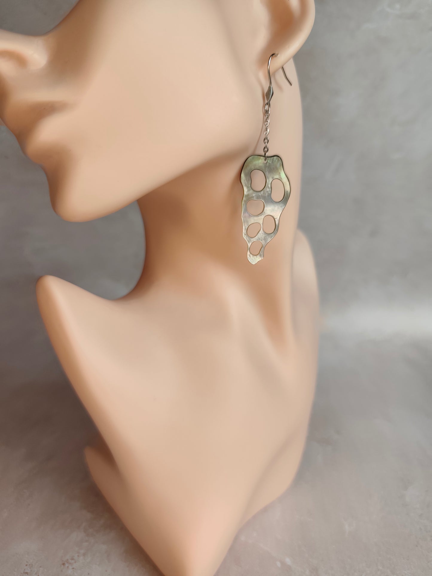 Spirale Marine — Boucles d'Oreilles Coquillage ajouré