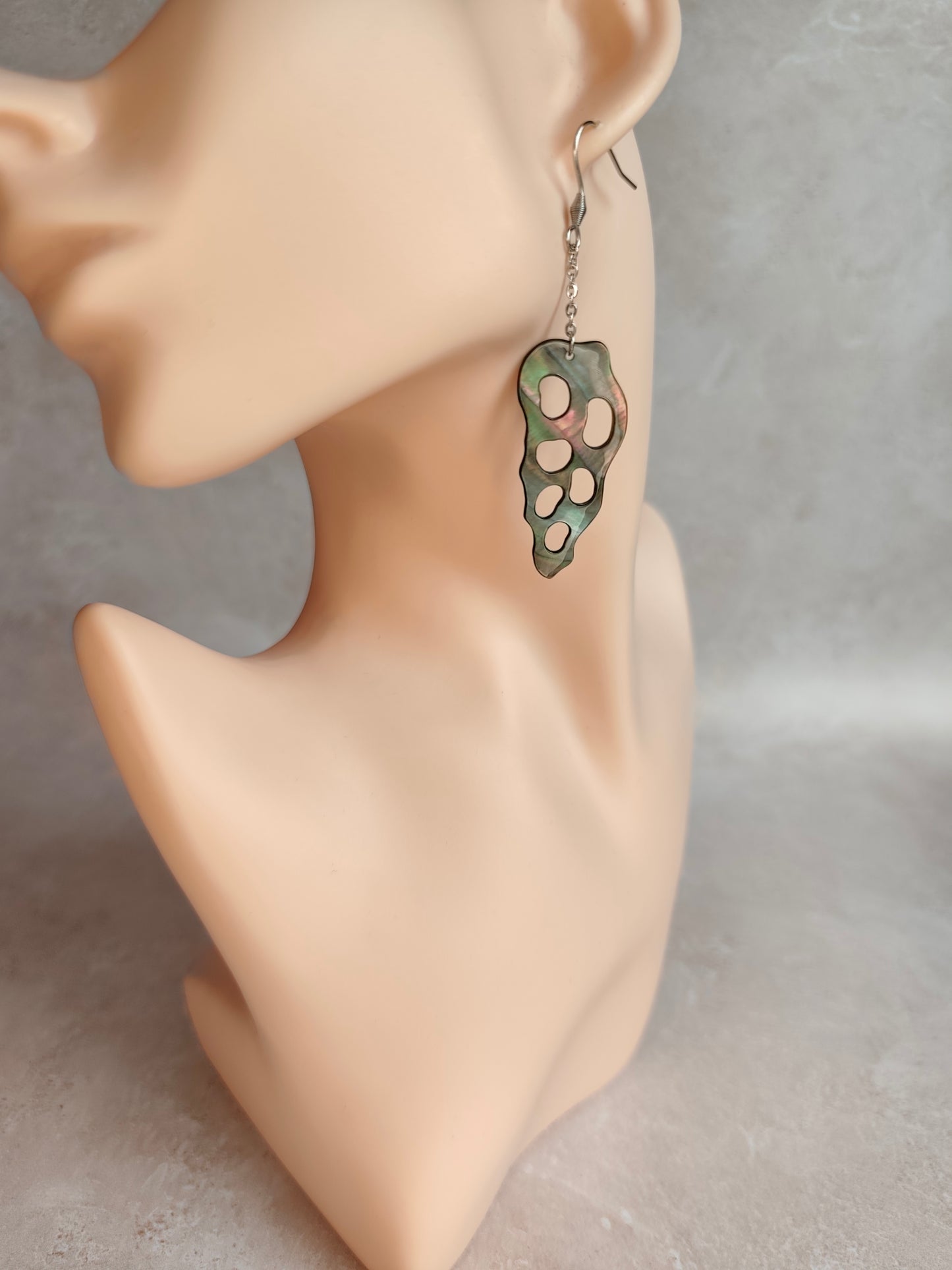 Spirale Marine — Boucles d'Oreilles Coquillage ajouré