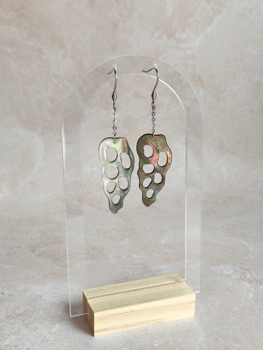 Spirale Marine — Boucles d'Oreilles Coquillage ajouré