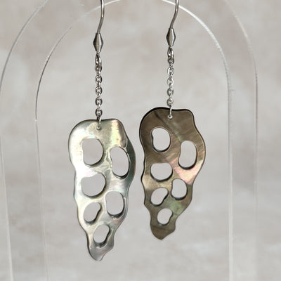 Spirale Marine — Boucles d'Oreilles Coquillage ajouré