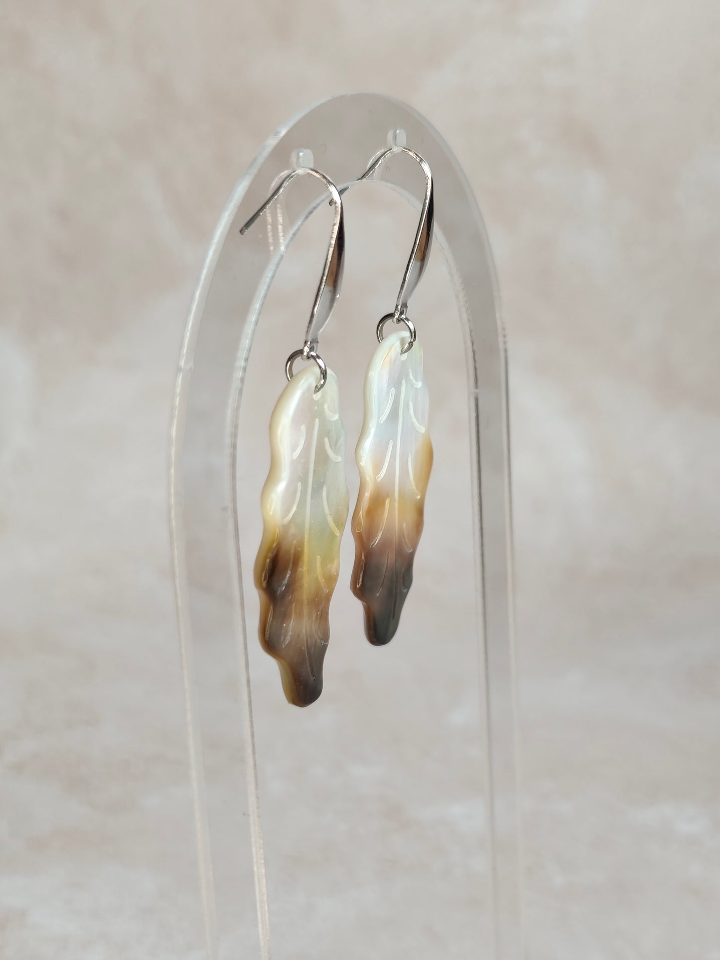 Sève — Boucles d'Oreilles Feuille