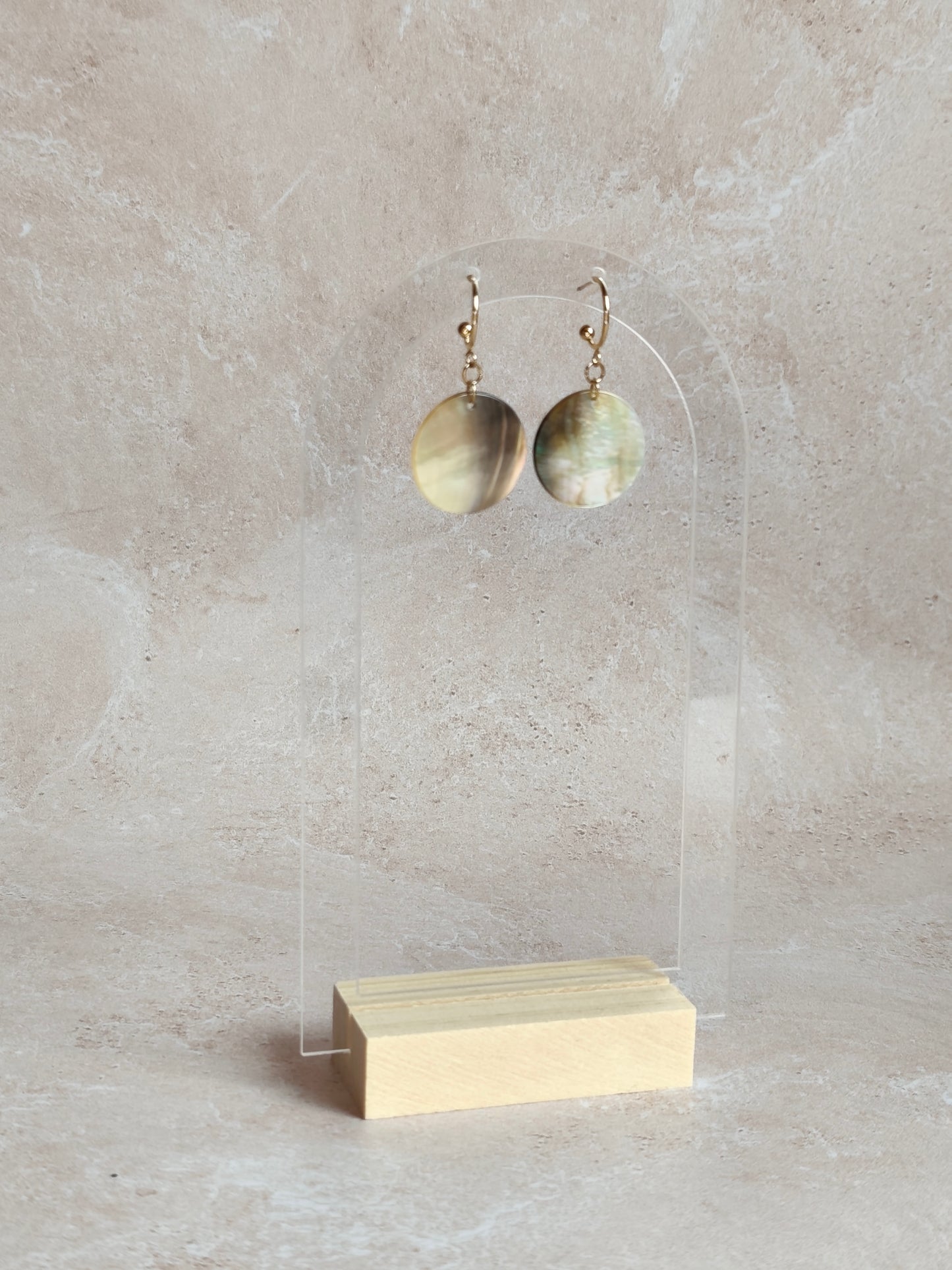 Éclipse — Boucles d'Oreilles Grande Pastille