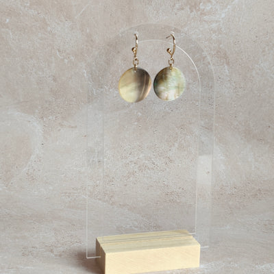 Éclipse — Boucles d'Oreilles Grande Pastille