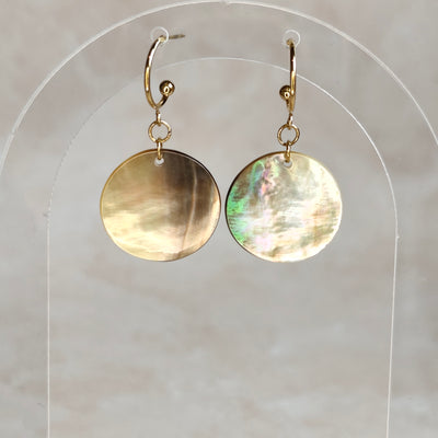 Éclipse — Boucles d'Oreilles Grande Pastille