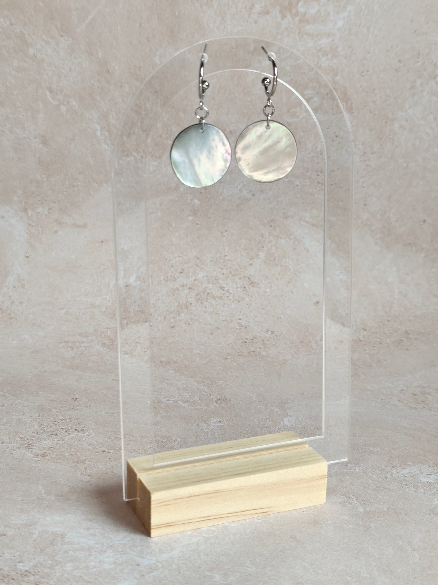 Éclipse — Boucles d'Oreilles Grande Pastille
