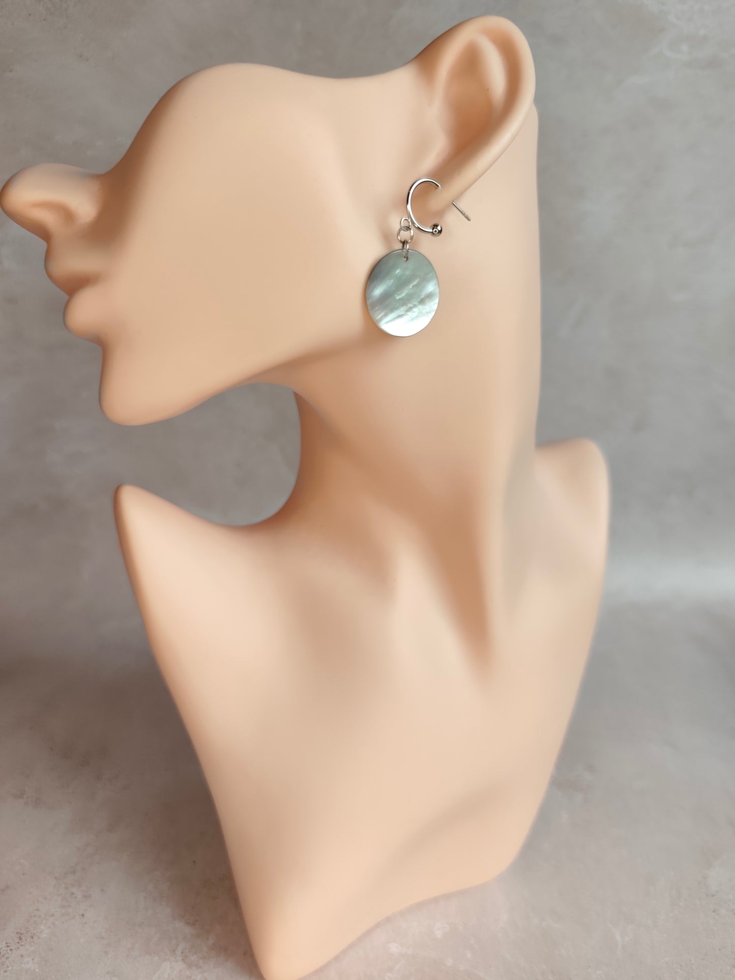 Éclipse — Boucles d'Oreilles Grande Pastille
