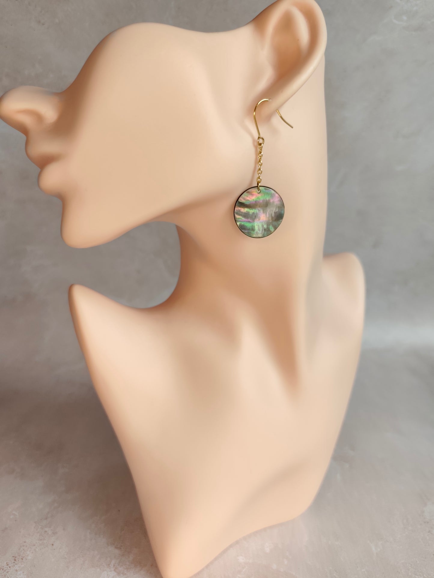 Éclipse — Boucles d'Oreilles Grande Pastille