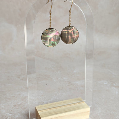 Éclipse — Boucles d'Oreilles Grande Pastille