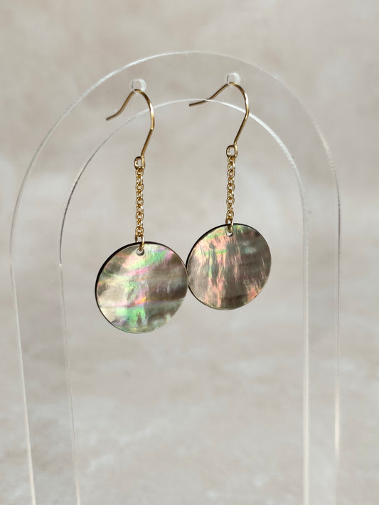 Éclipse — Boucles d'Oreilles Grande Pastille