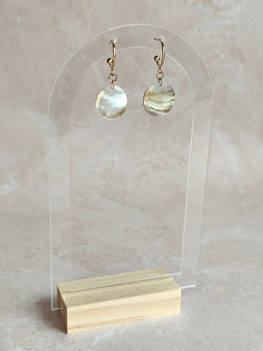 Éclipse — Boucles d'Oreilles Petite Pastille