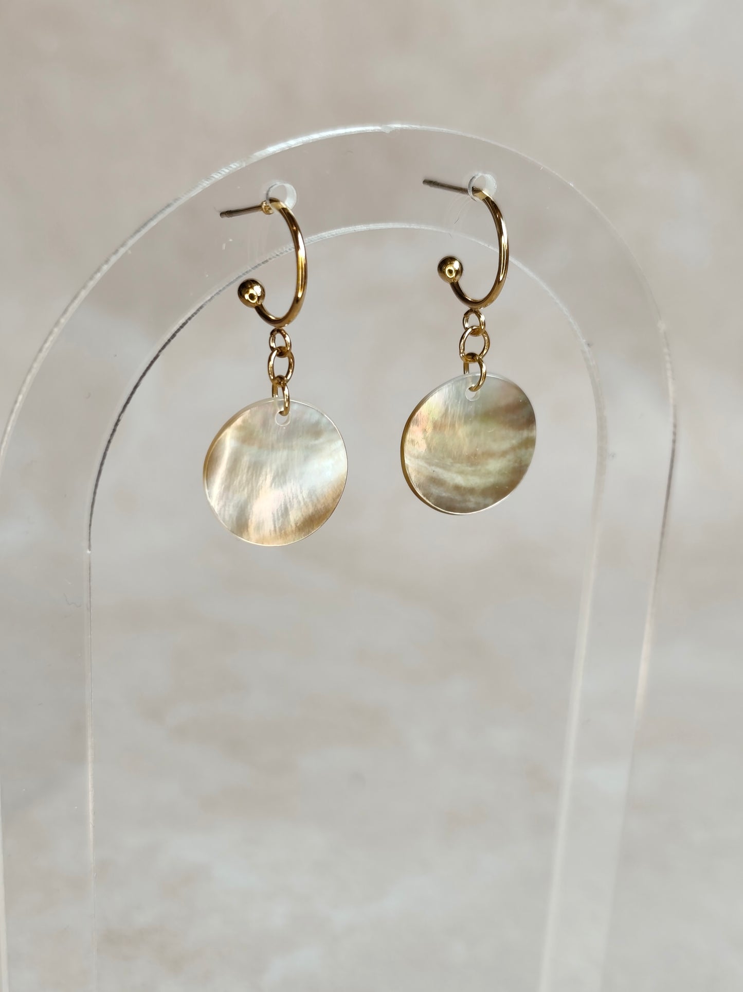 Éclipse — Boucles d'Oreilles Petite Pastille