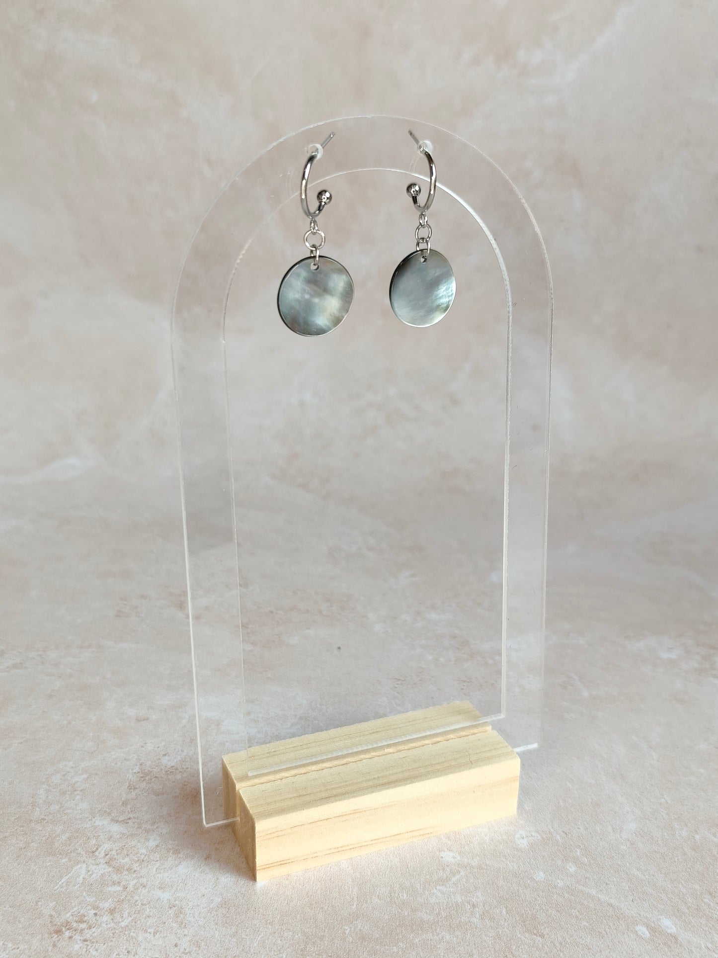 Éclipse — Boucles d'Oreilles Petite Pastille