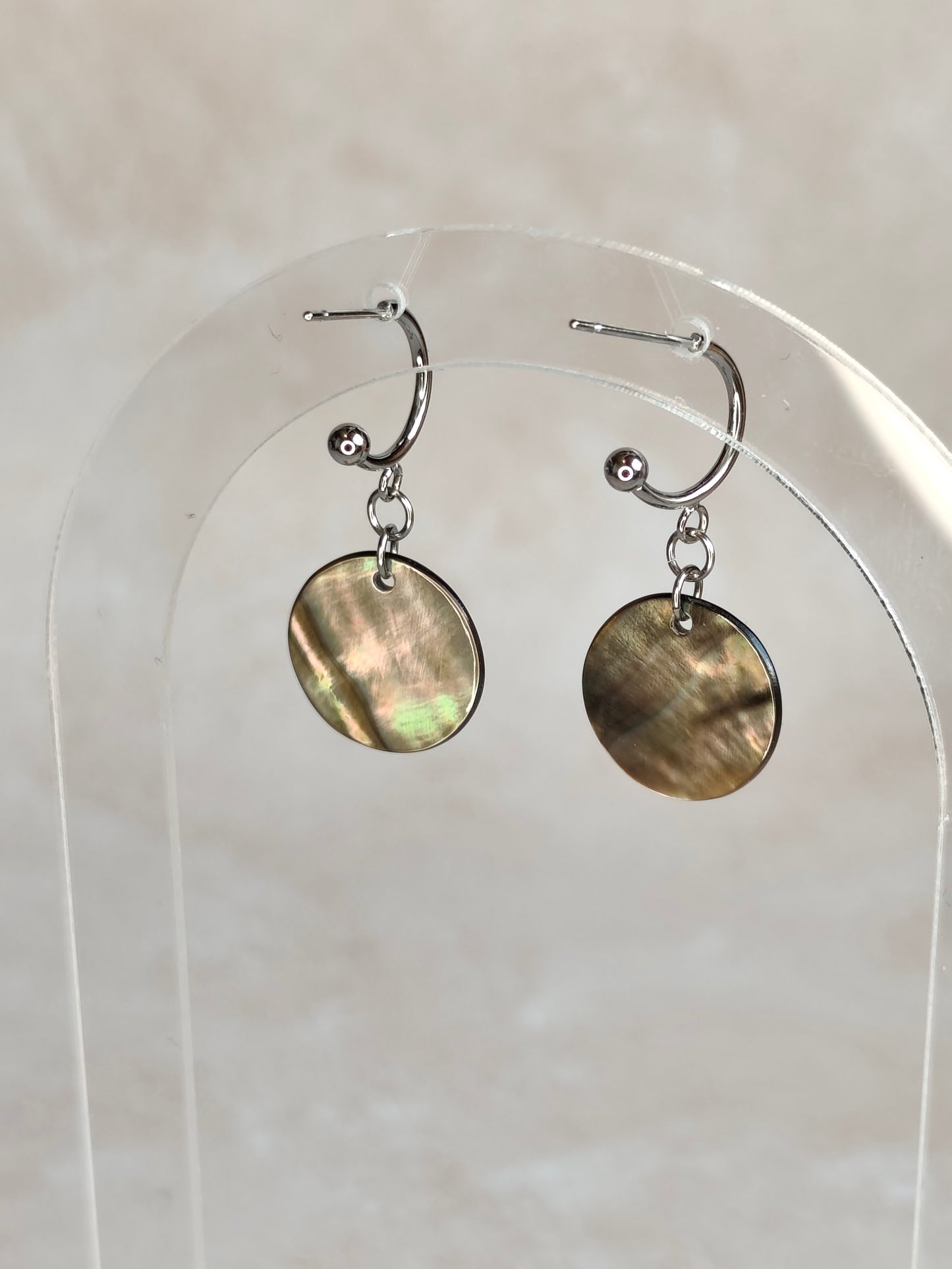 Éclipse — Boucles d'Oreilles Petite Pastille