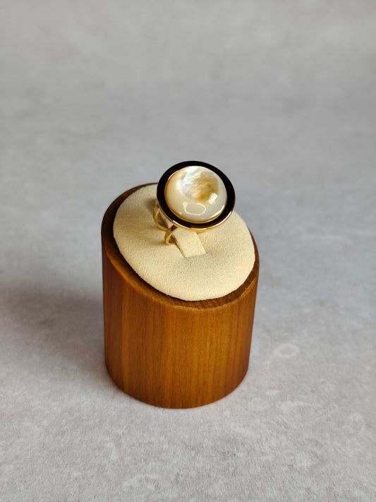 Éclipse — Bague Grande Pastille Bombée