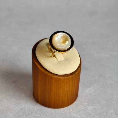 Éclipse — Bague Grande Pastille Bombée