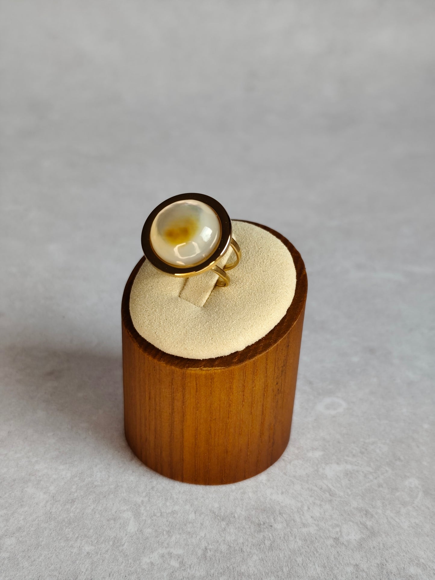 Éclipse — Bague Grande Pastille Bombée
