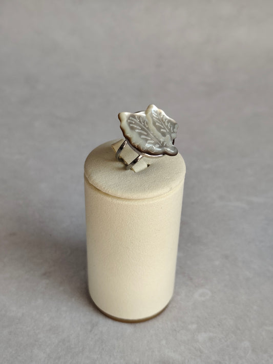 Sève — Bague Feuille