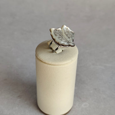 Sève — Bague Feuille