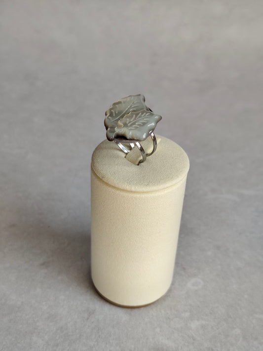 Sève — Bague Feuille