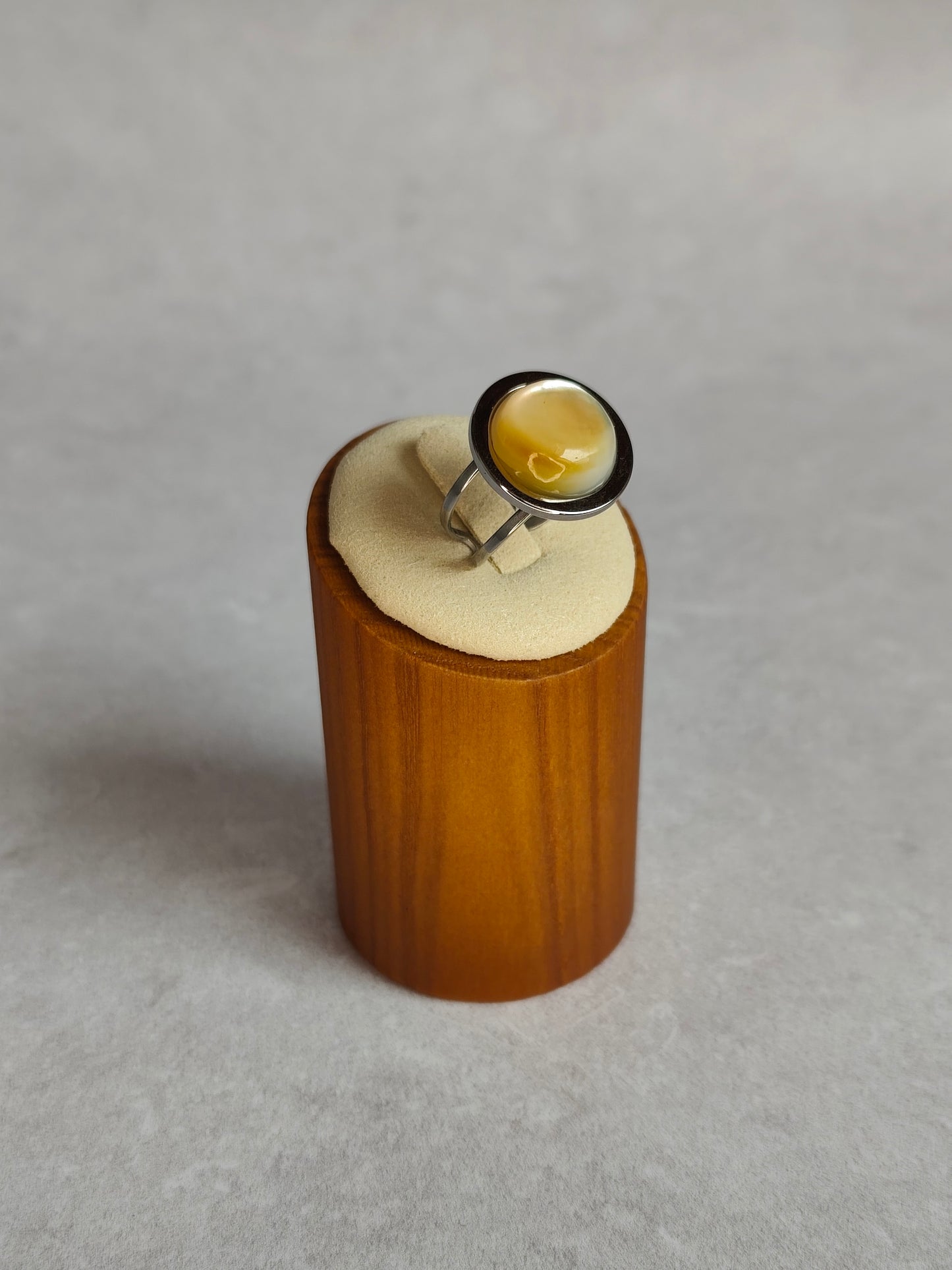 Éclipse — Bague Grande Pastille Bombée