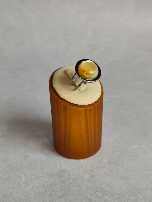 Éclipse — Bague Grande Pastille Bombée