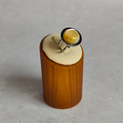 Éclipse — Bague Grande Pastille Bombée