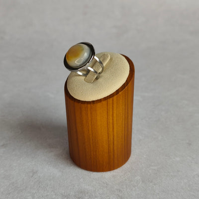 Éclipse — Bague Grande Pastille Bombée