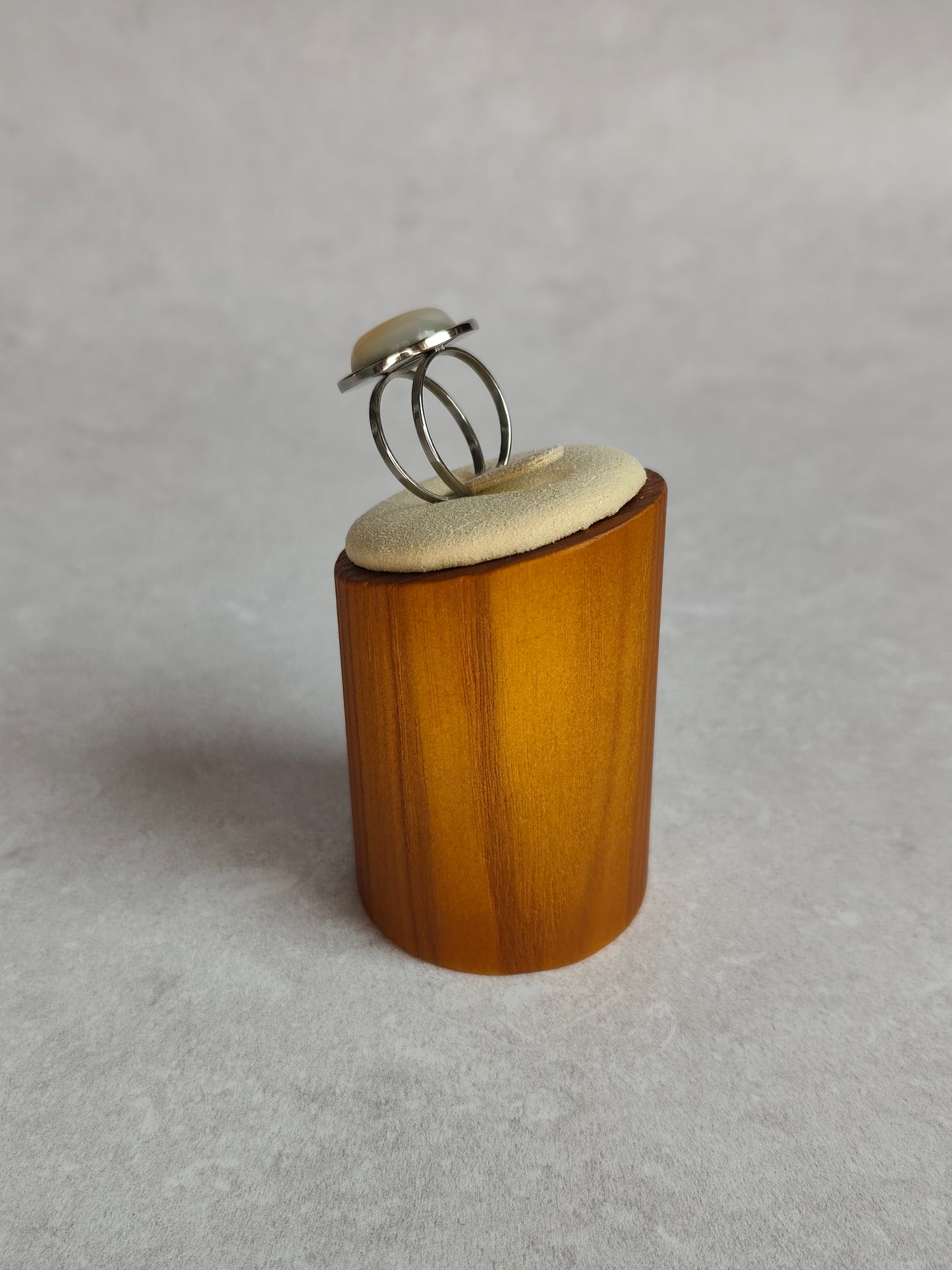 Éclipse — Bague Grande Pastille Bombée