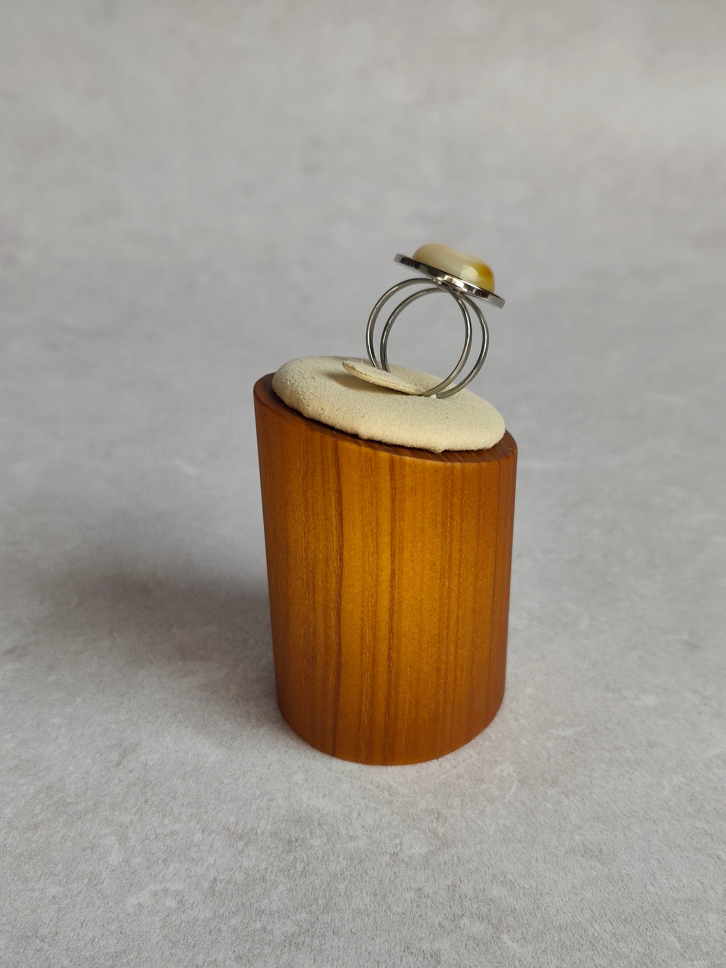 Éclipse — Bague Grande Pastille Bombée
