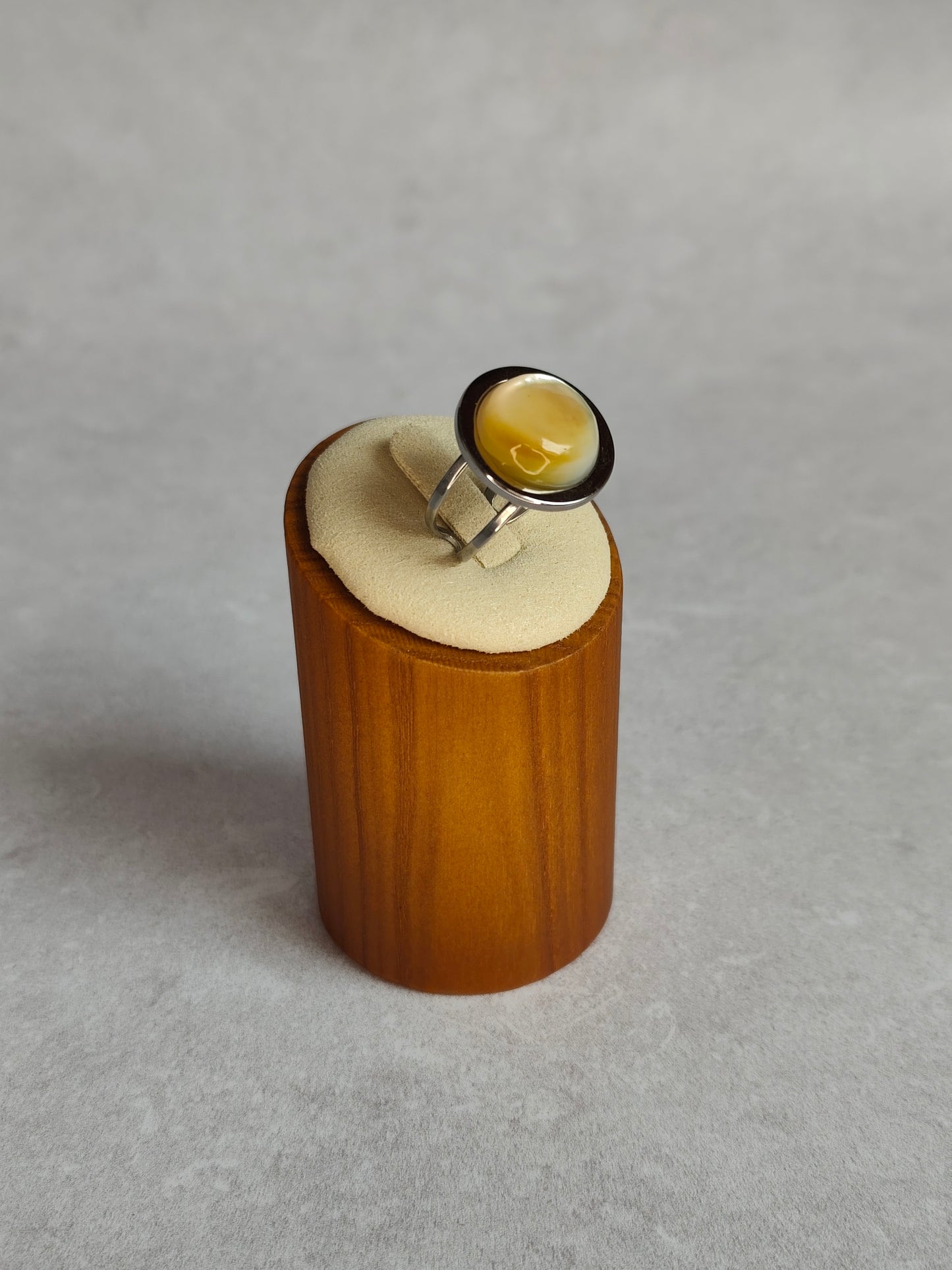 Éclipse — Bague Grande Pastille Bombée