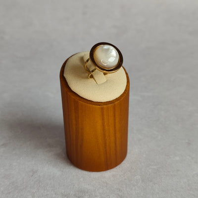 Éclipse — Bague Grande Pastille Bombée