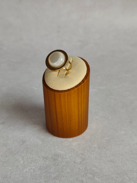 Éclipse — Bague Grande Pastille Bombée
