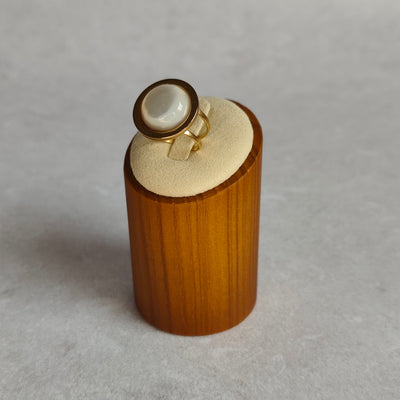 Éclipse — Bague Grande Pastille Bombée