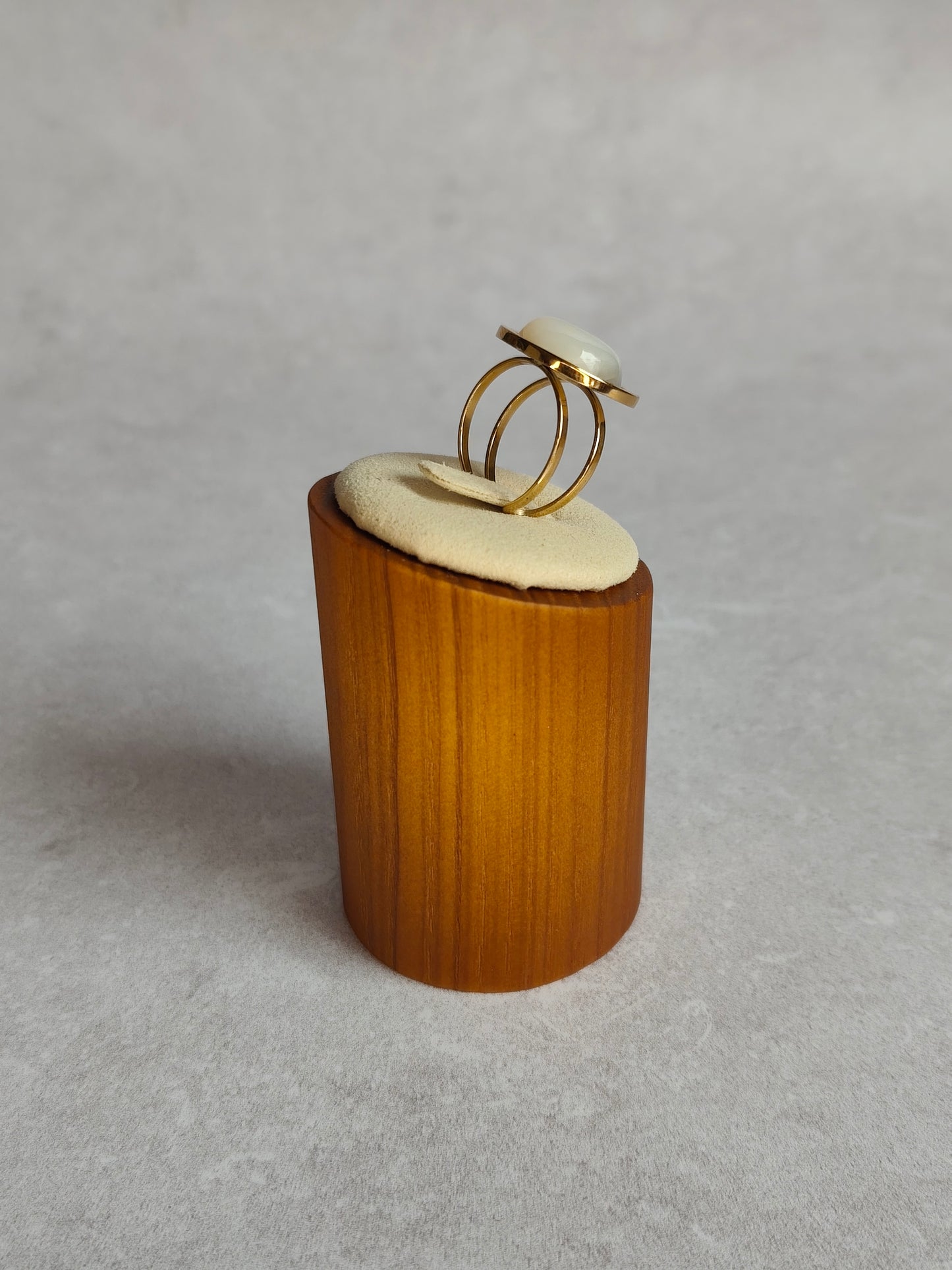 Éclipse — Bague Grande Pastille Bombée