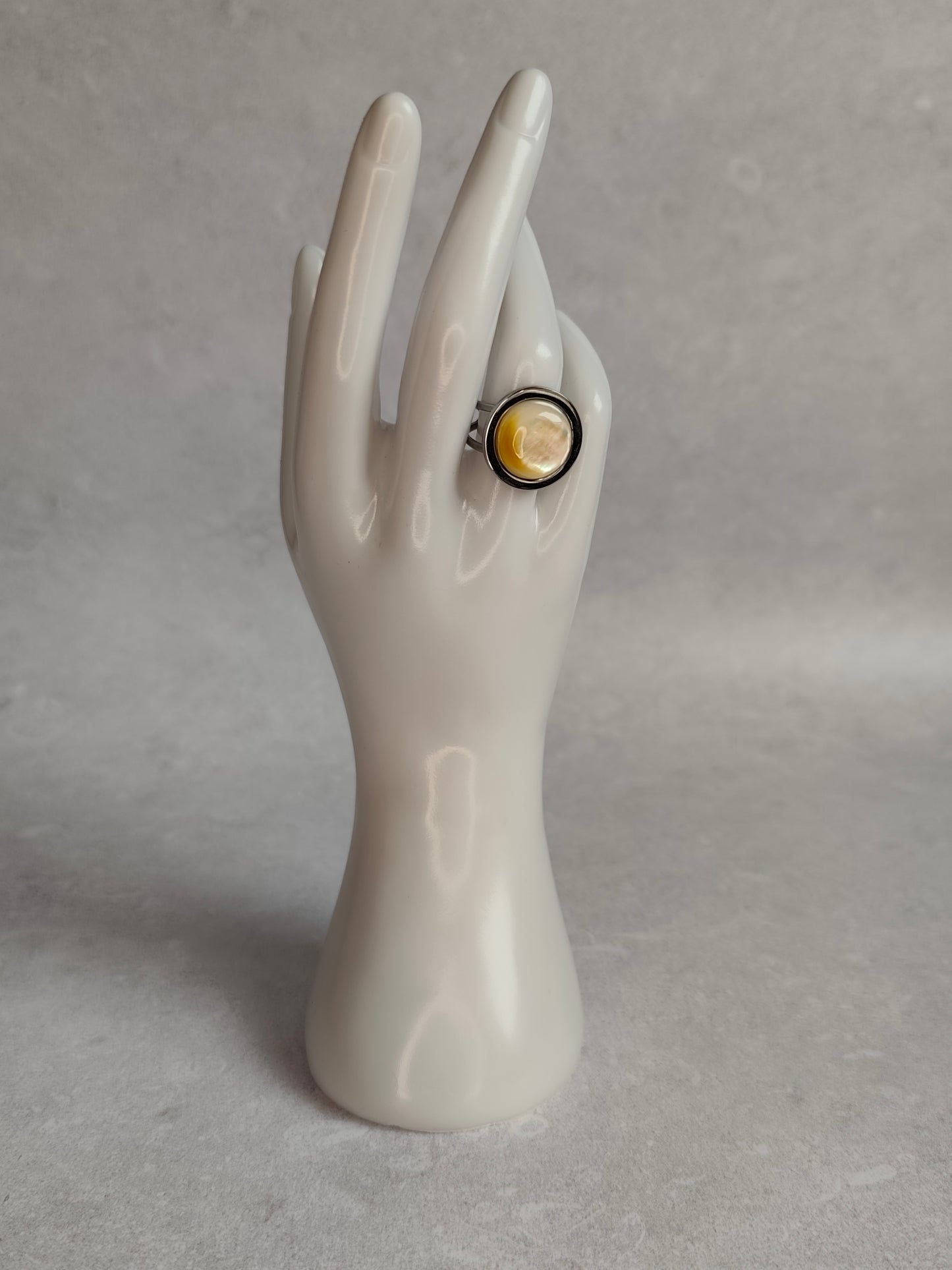 Éclipse — Bague Grande Pastille Bombée