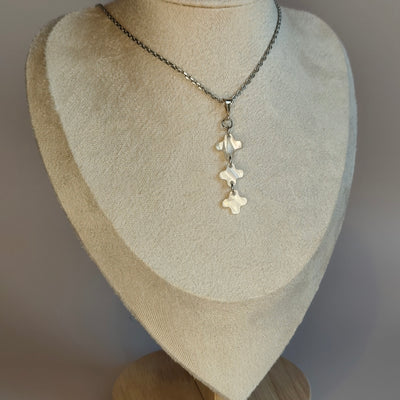 Trinité — Collier Triple Signes Épurés