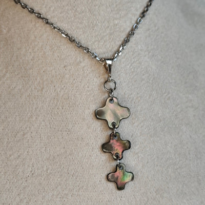 Trinité — Collier Triple Signes Épurés