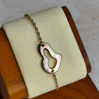 Cœur de Nacre — Bracelet Cœur Délicat