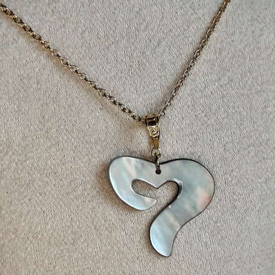 Cœur de Nacre — Collier Cœur Ajouré