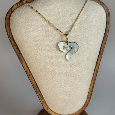 Cœur de Nacre — Collier Cœur Ajouré