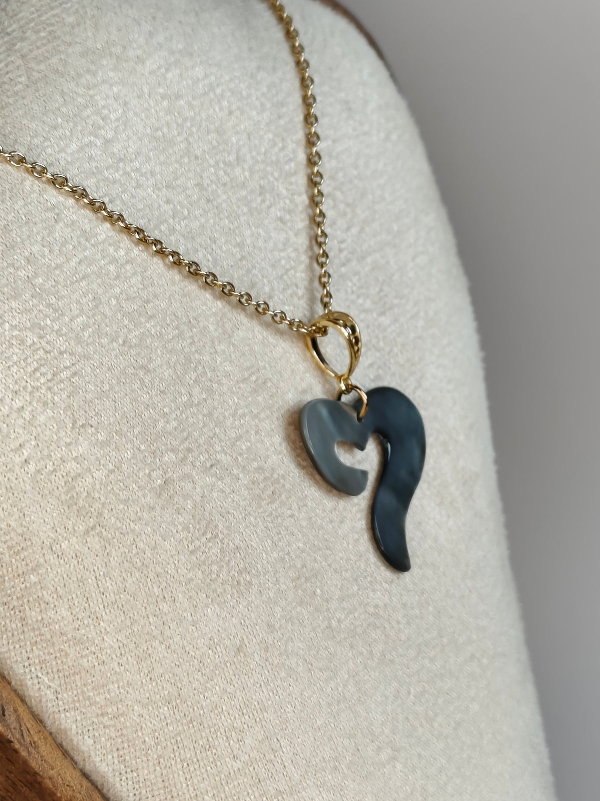 Cœur de Nacre — Collier Cœur Ajouré