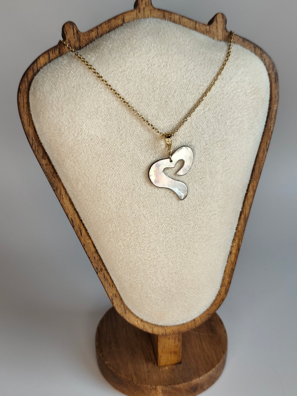 Cœur de Nacre — Collier Cœur Ajouré